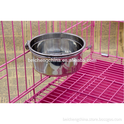 pet products stainless steel dog bowl Waterers/comederos dog feeders stainless steel double wall bowl